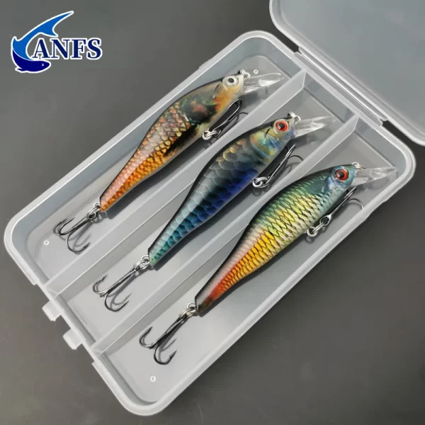 1pc/3pcs 11.5g Fishing Lures Colorful Printing Sinking Minnow Artificial Bait Cool Fishing Bait