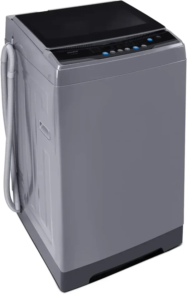 Portable Washing Machine, Capacity Fully Automatic Compact Washer with Wheels, 6 Wash Programs Laundry